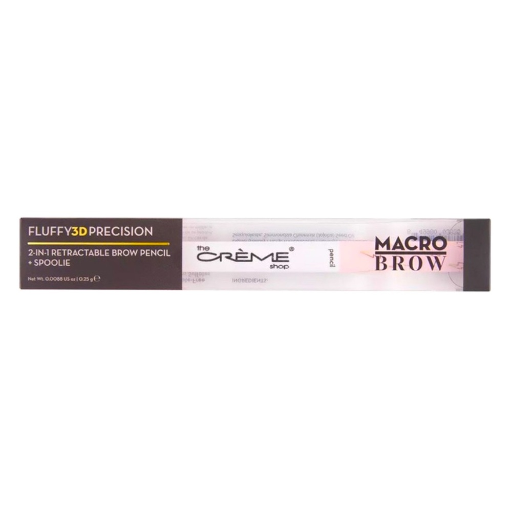 THE CRÈME SHOP - Macro Brow Pencil & Spoolie Auburn Brow 3D Fluffy Precision